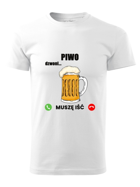 Koszulka Piwo dzwoni – muszę iść