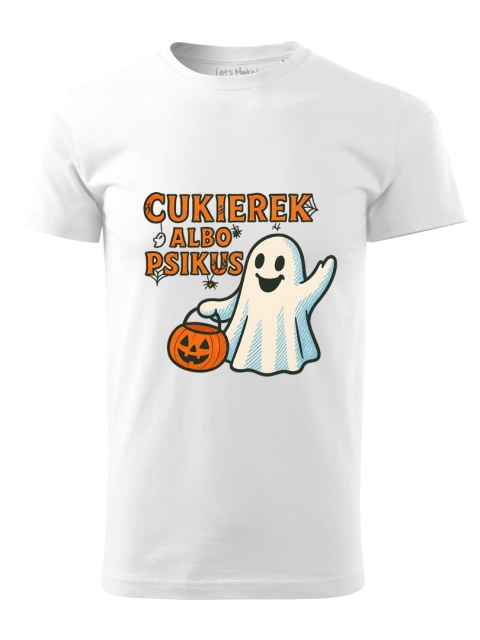 Koszulka Cukierek albo psikus – halloweenowa koszulka z duszkiem