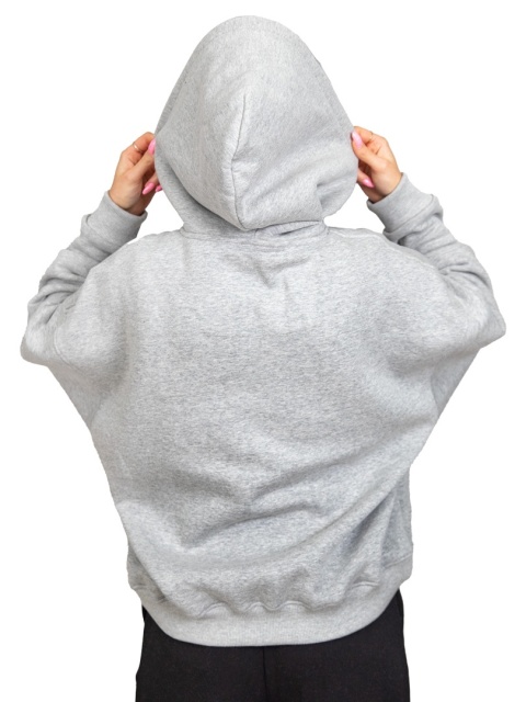 Bluza z kapturem DOCH JO! - OVERSIZE - HI MELANGE